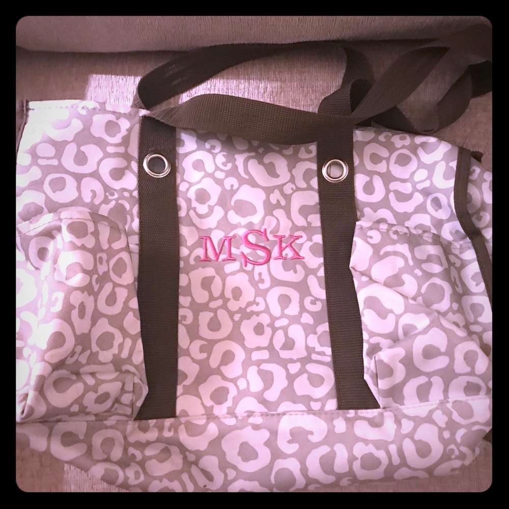 31 Gifts Tote Leopard with Monogram